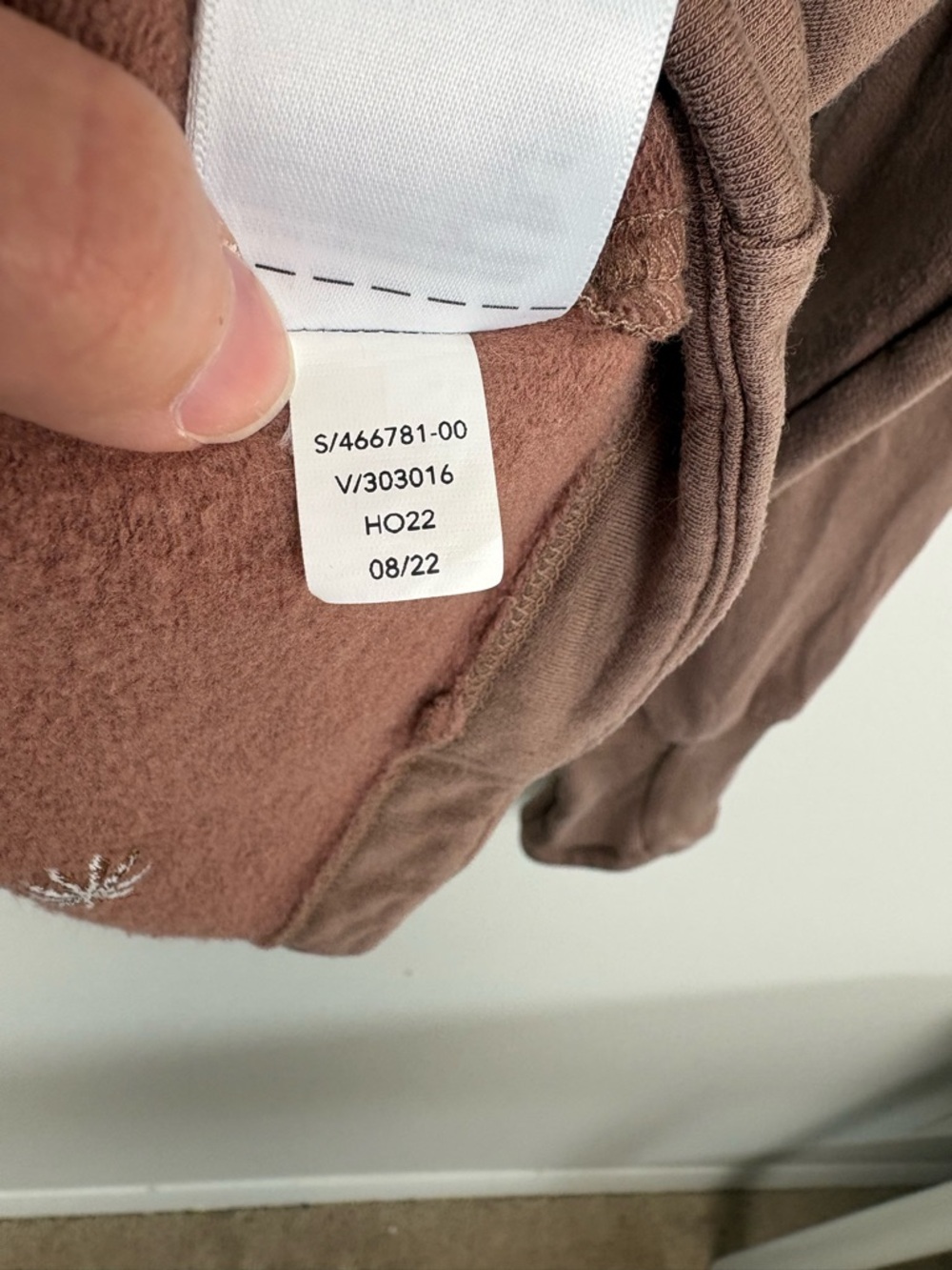 Athleta Clarity V-Neck Sweatshirt in Brown Size Small cozy loungewear - Picture 6 of 11
